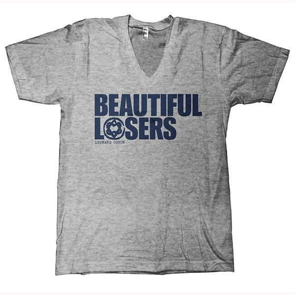 Grey Beautiful Losers V-Neck T-Shirt