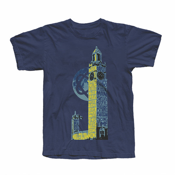 NAVY MONTREAL TOWER OF SONG T-Shirt